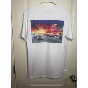 In-N-Out Burger California Graphic T-Shirt White Unisex Size M Made in USA